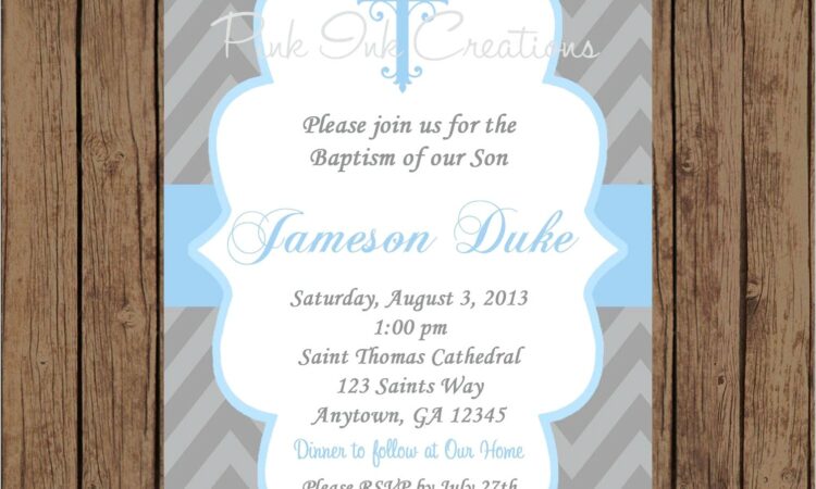 Spanish Baptism Invitation Wording Samples