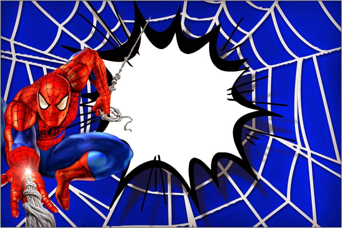 Spiderman Invitations Free Download
