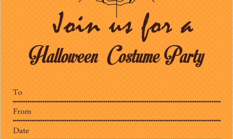 Spooky Halloween Invitation Wording