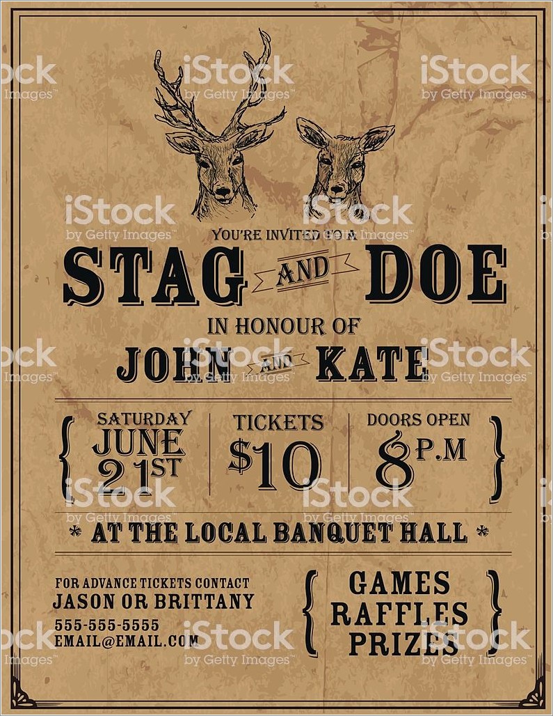 Stag And Doe Invitations