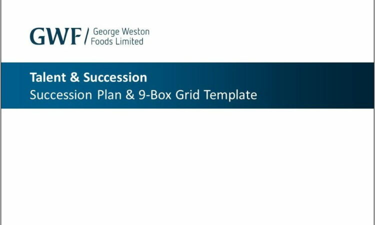 Succession Plan Template Ppt