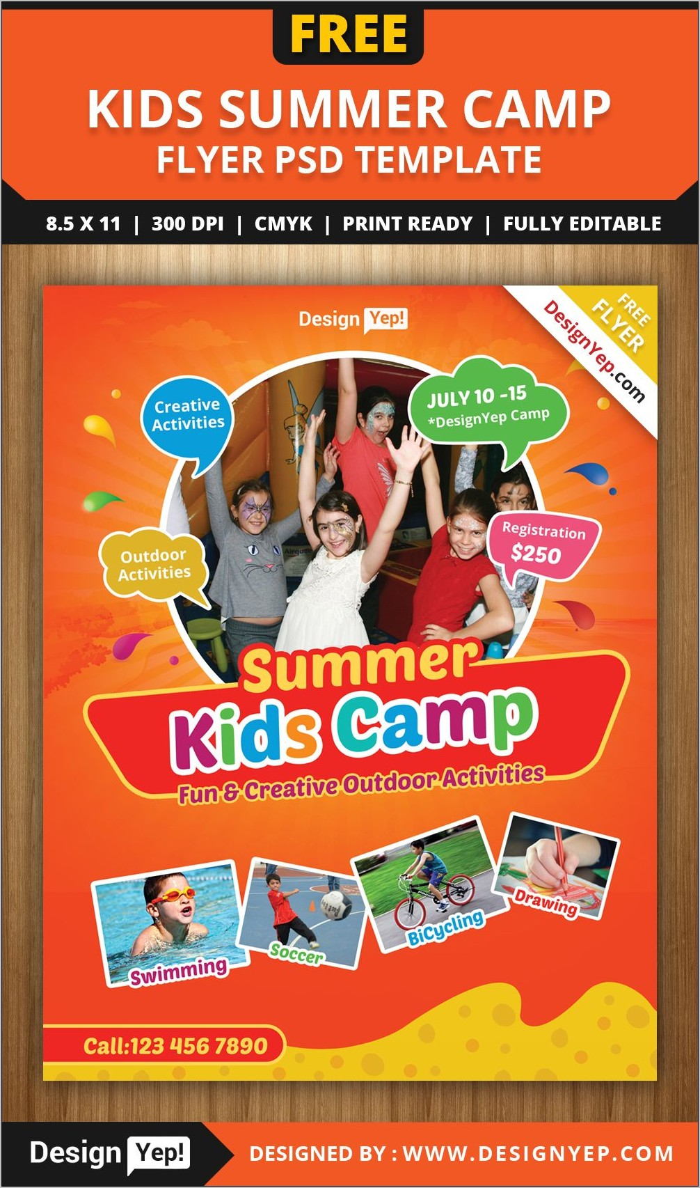Summer Camp Brochure Templates