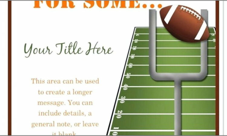 Super Bowl Invitations Templates Free