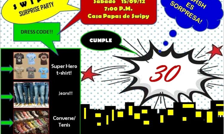 Superhero And Villain Invitations