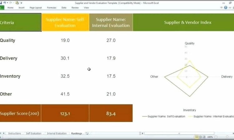 Supplier Re Evaluation Form Example