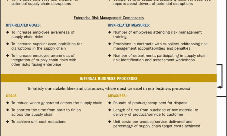 Supply Chain Risk Management Plan Template