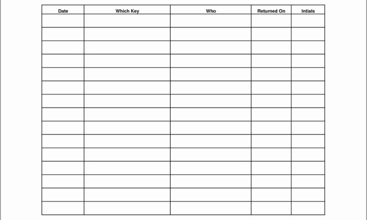 Supply Inventory Sheet Template