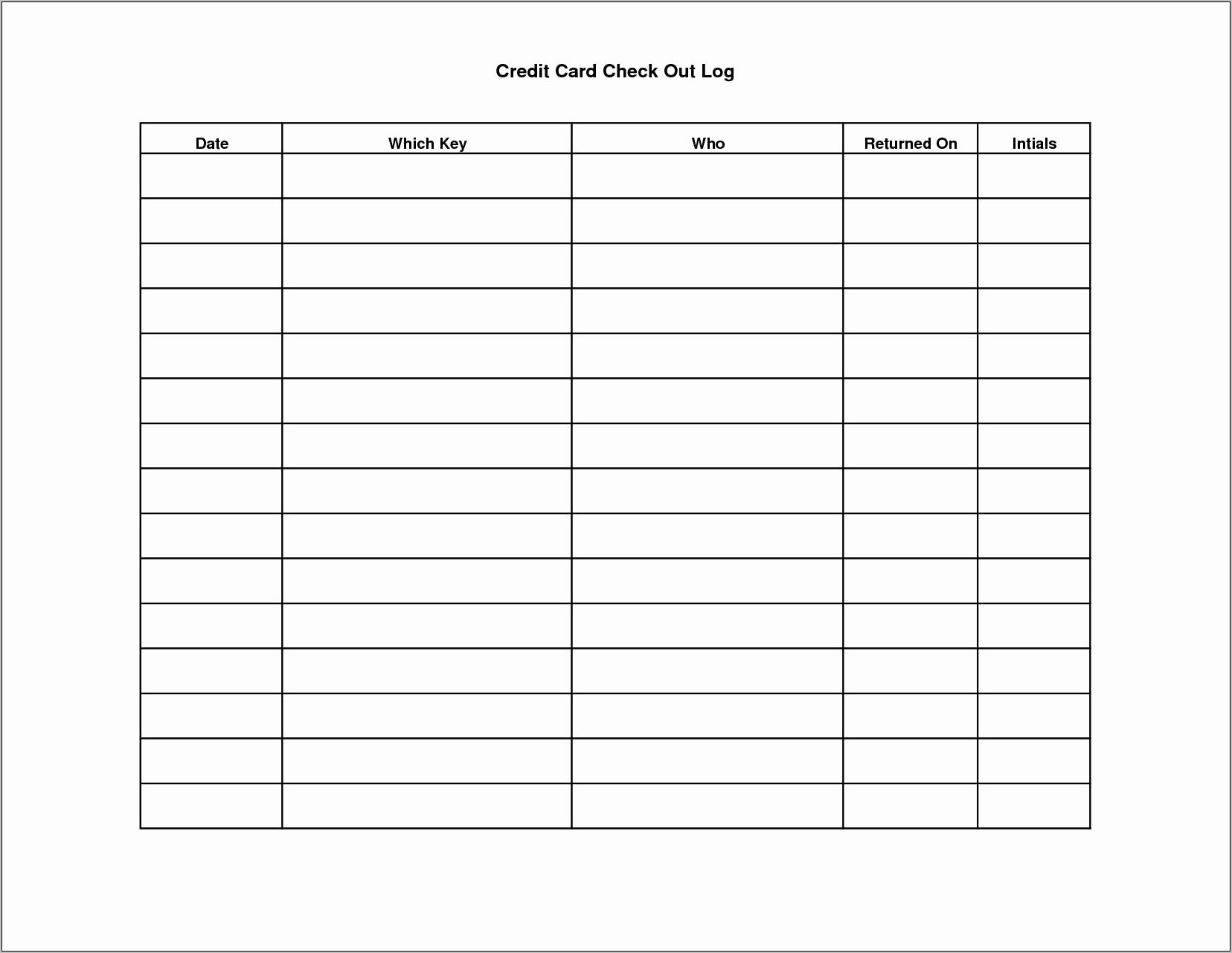 Supply Inventory Sheet Template