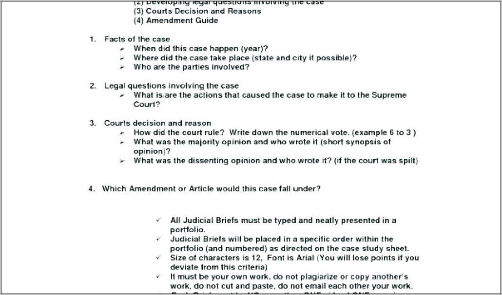 Supreme Court Affidavit Template