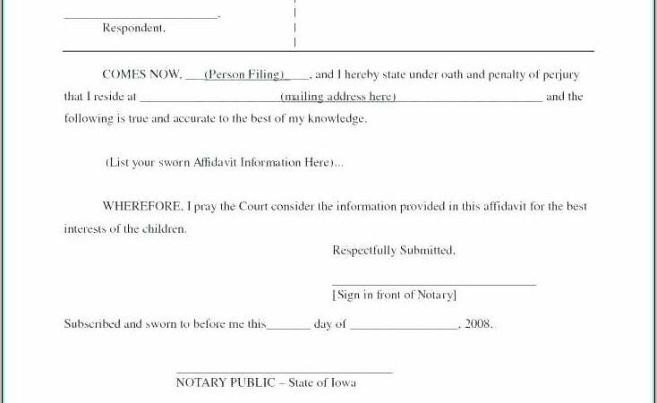 Supreme Court Nsw Affidavit Template