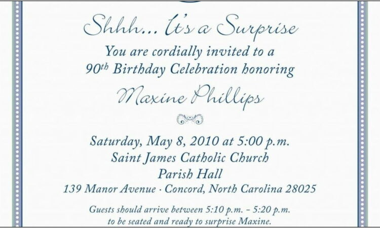 Surprise 80th Birthday Invitation Wording