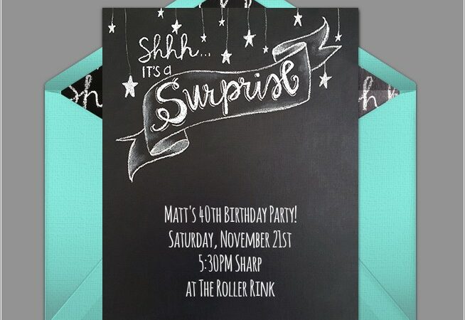 Surprise Birthday Invitations For Adults