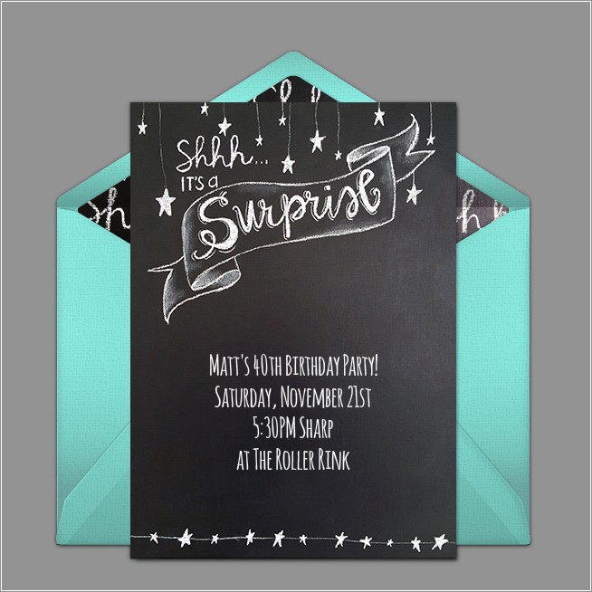 Surprise Birthday Invitations For Adults