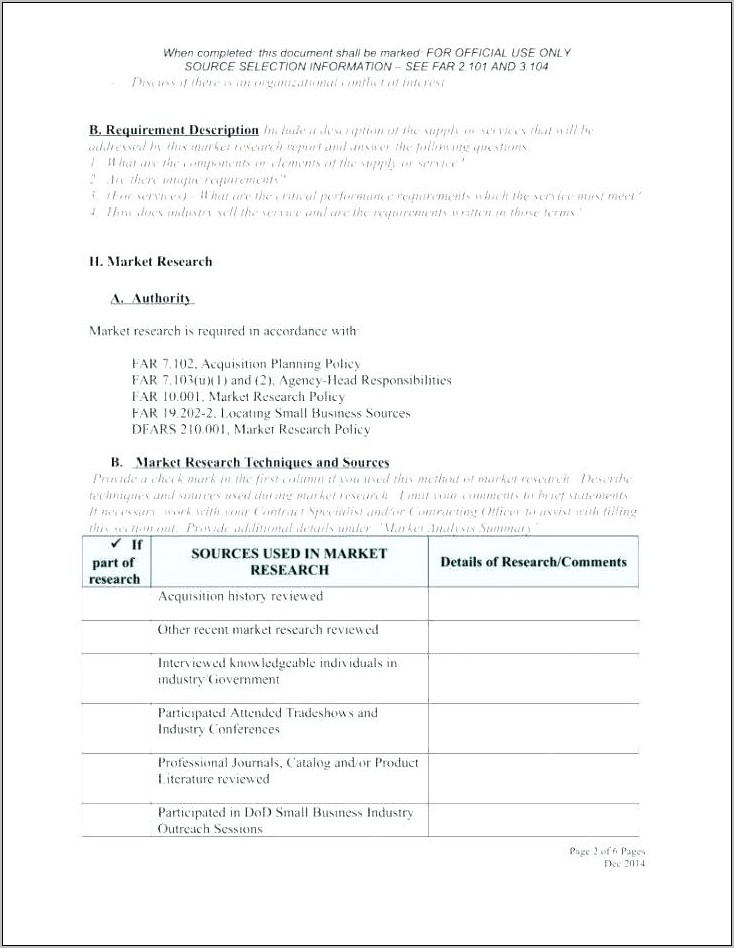 Survey Questionnaire Example Research