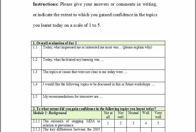 Survey Questionnaire Sample For Research Paper