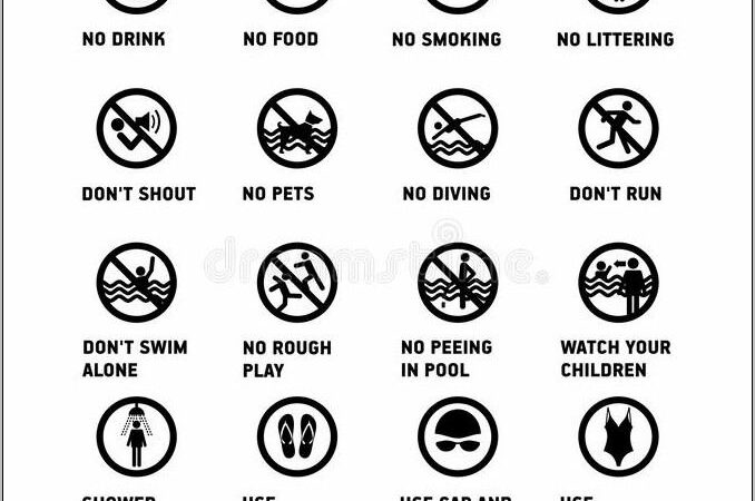 Swimming Pool Rules Templates Free