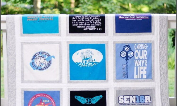 T Shirt Quilt Pattern Pdf