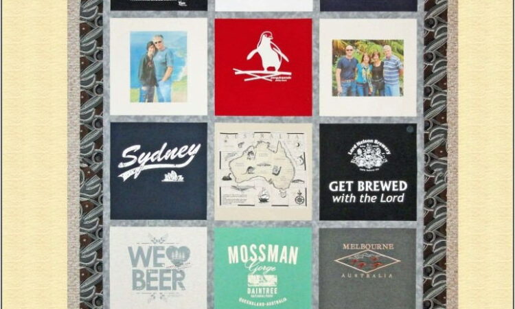 T Shirt Quilt Patterns For Beginners