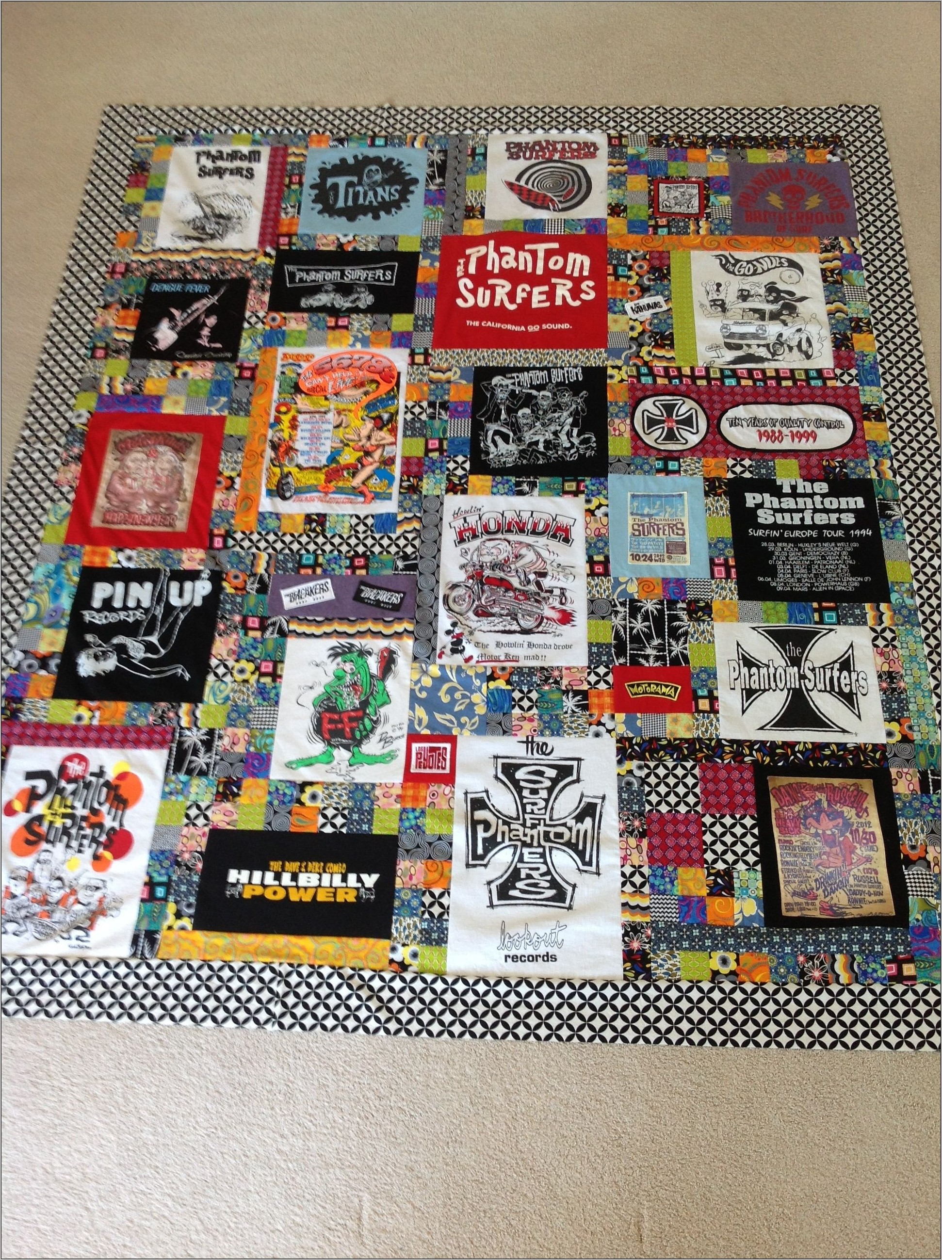 T Shirt Quilt Patterns