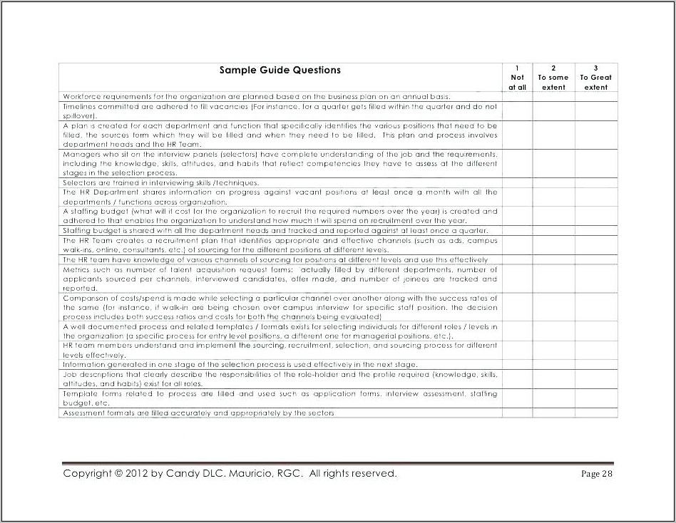 Talent Sourcing Strategy Template