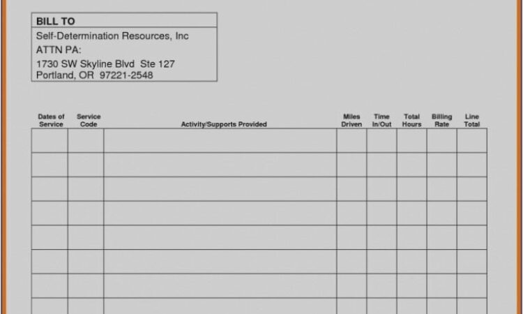 Tax Invoice Statement Template