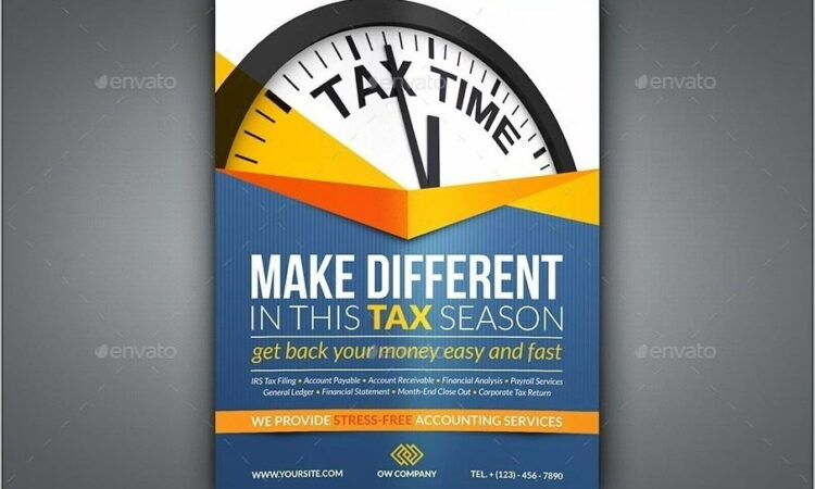 Tax Prep Flyer Templates