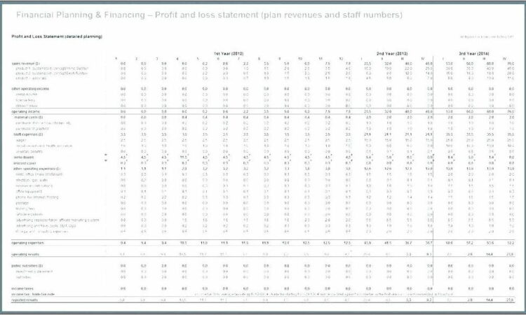 Tech Startup Financial Projections Template