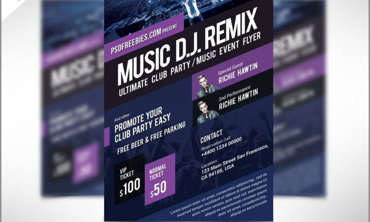 Template Event Flyer Free