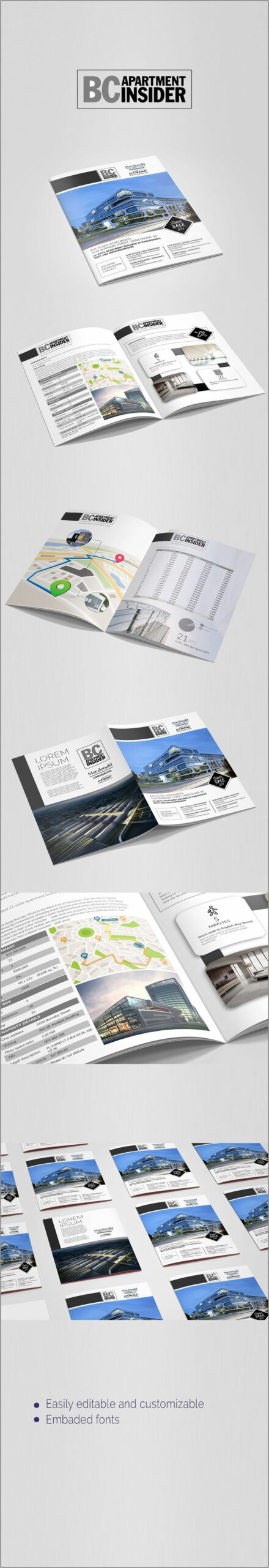 Template For Commercial Real Estate Brochure
