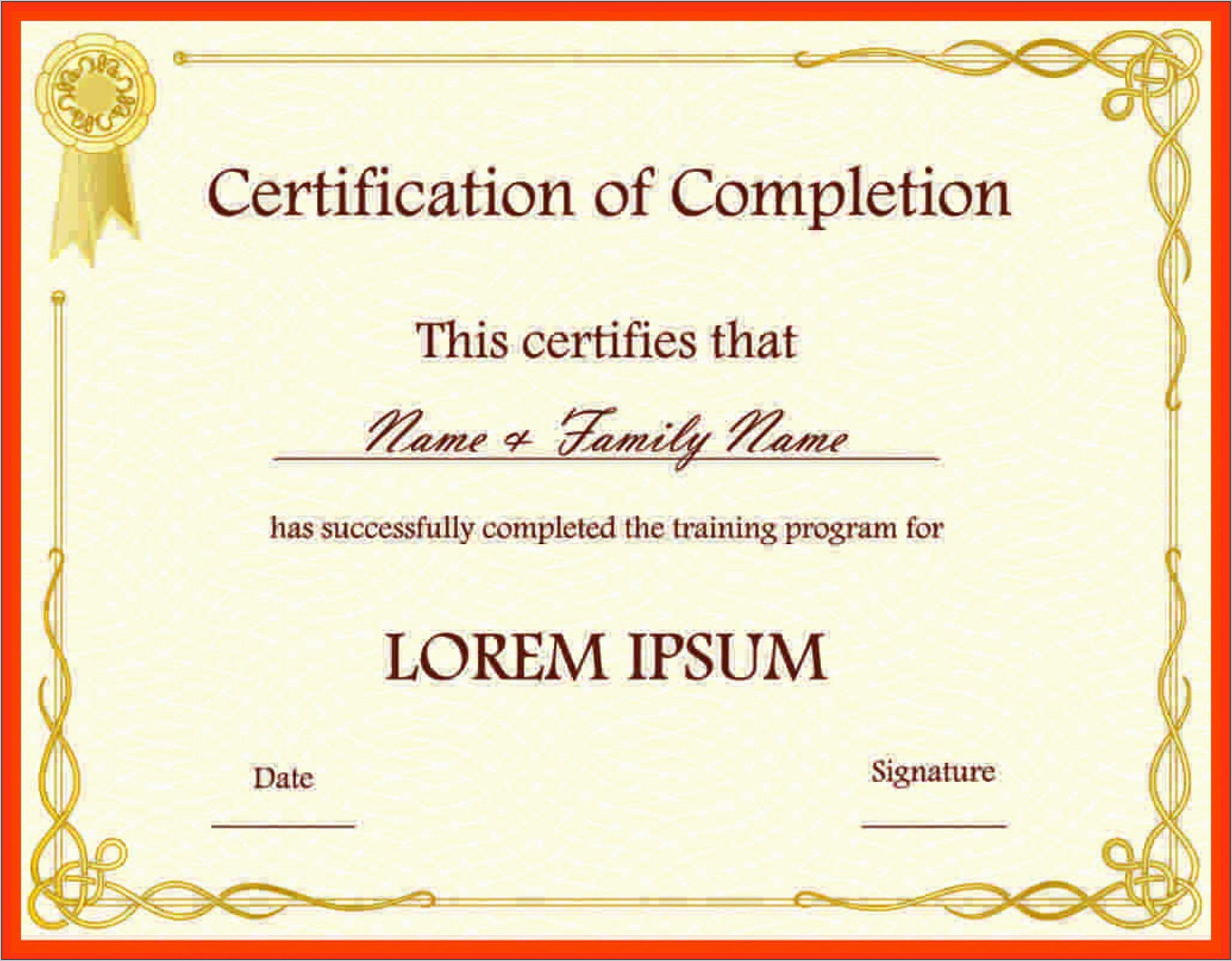 Template For Diploma Certificates