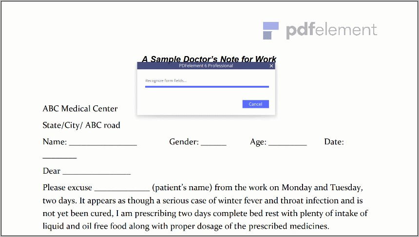 Template For Doctors Note (37)