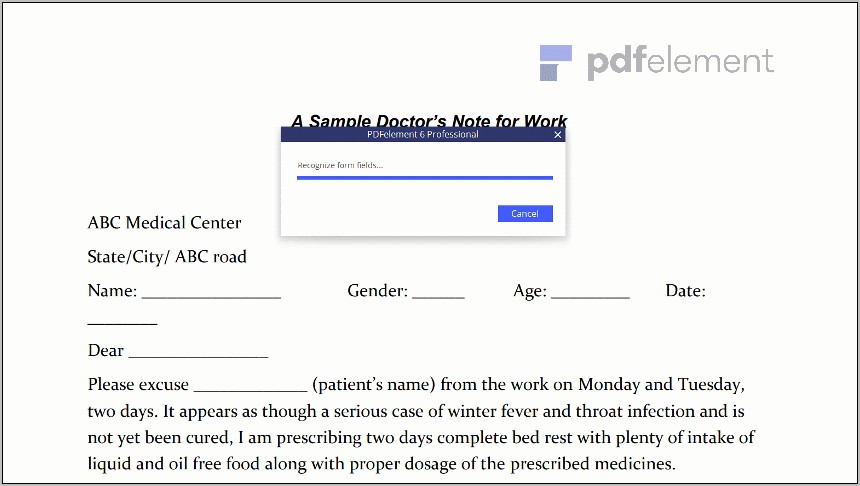 Template For Doctors Note (70)