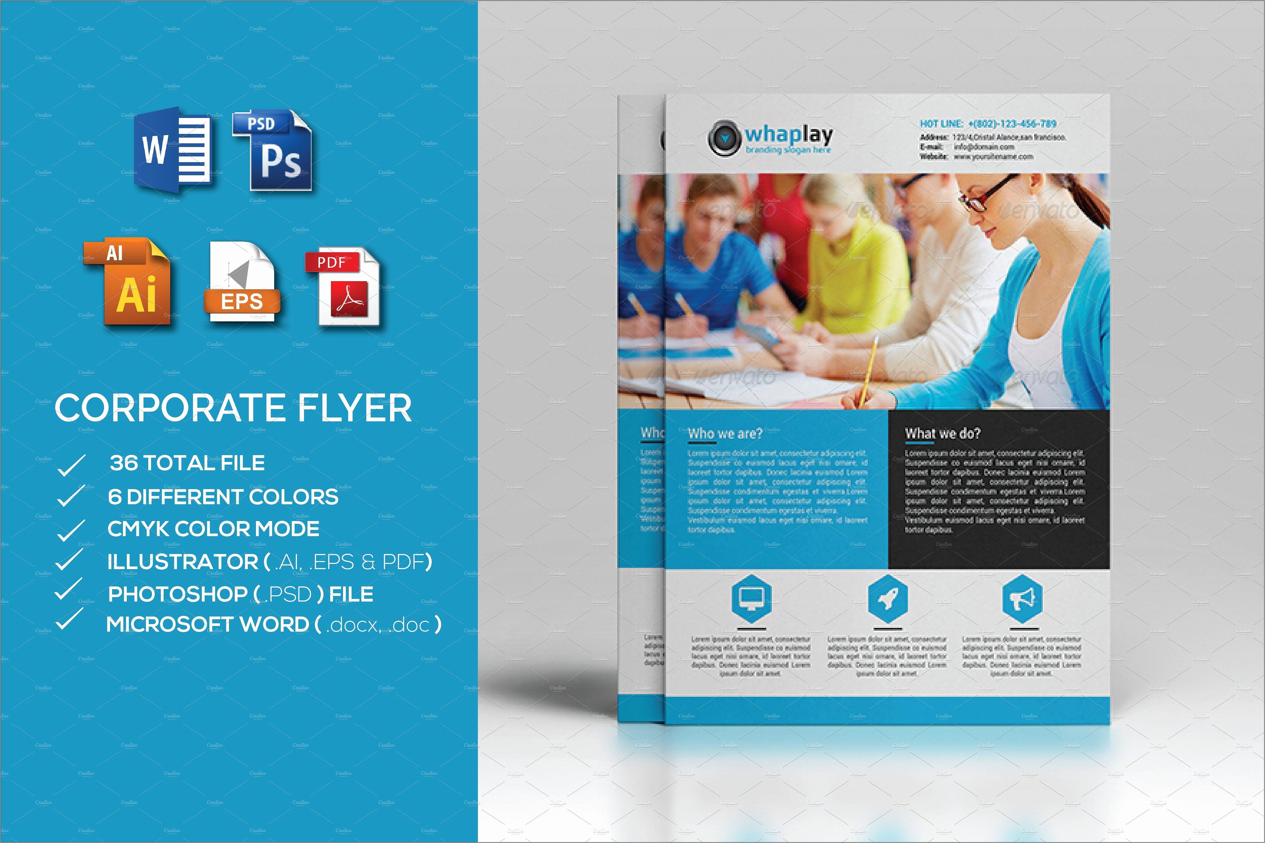 Template For Flyer Microsoft Word