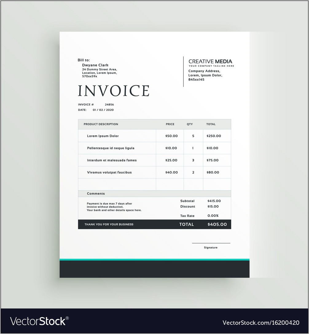 Template For Invoices Mac