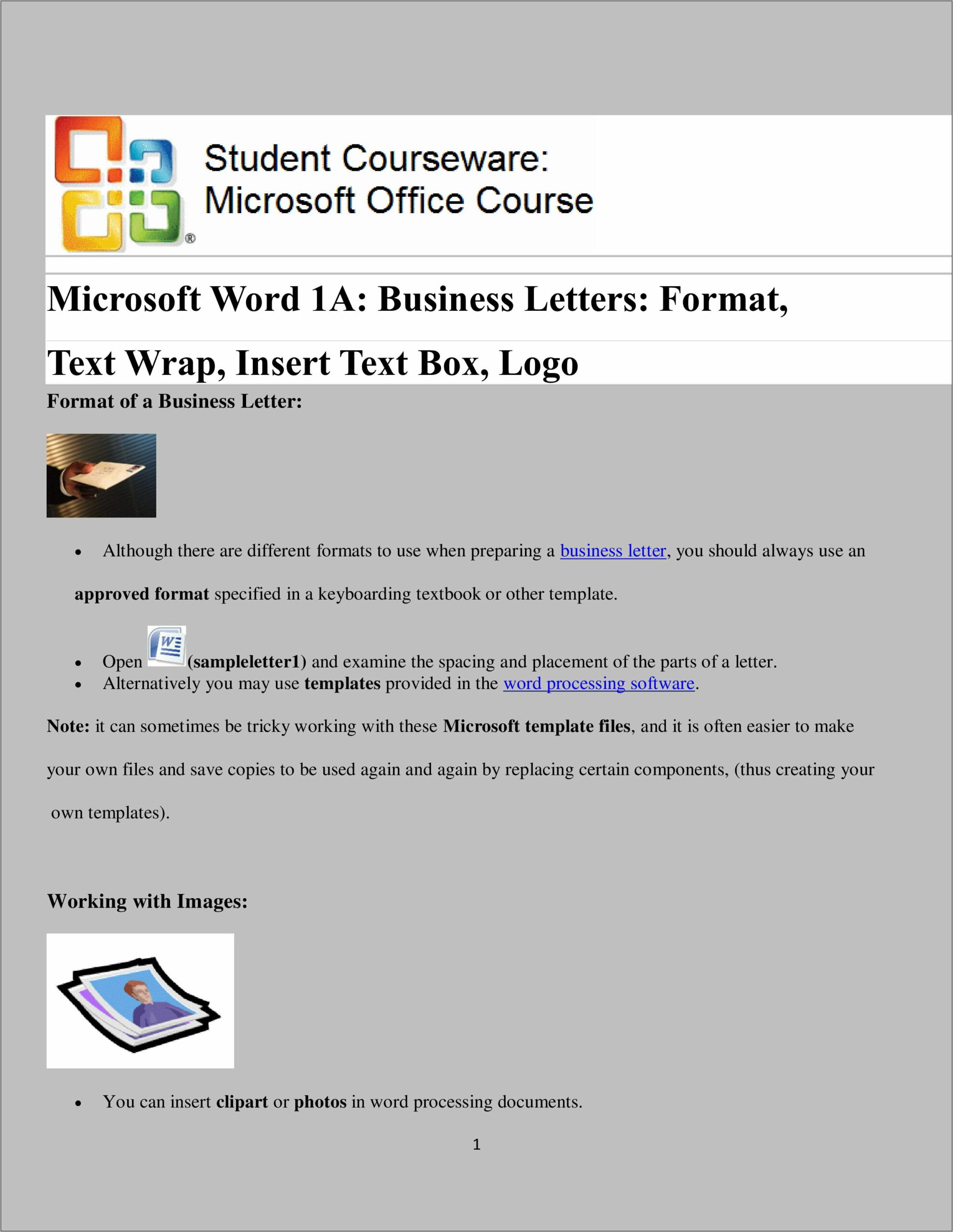 Template For Letterhead Microsoft Word