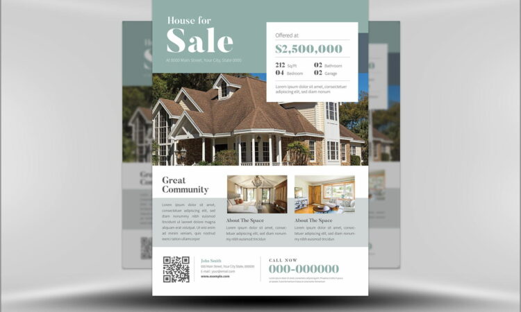 Template For Real Estate Flyer