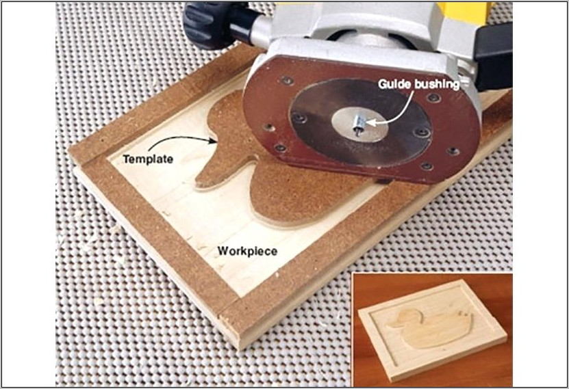 Template Guide Bushing Router Sub Base Plate