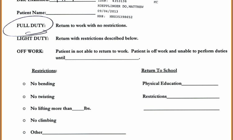 Templates For Doctors Notes