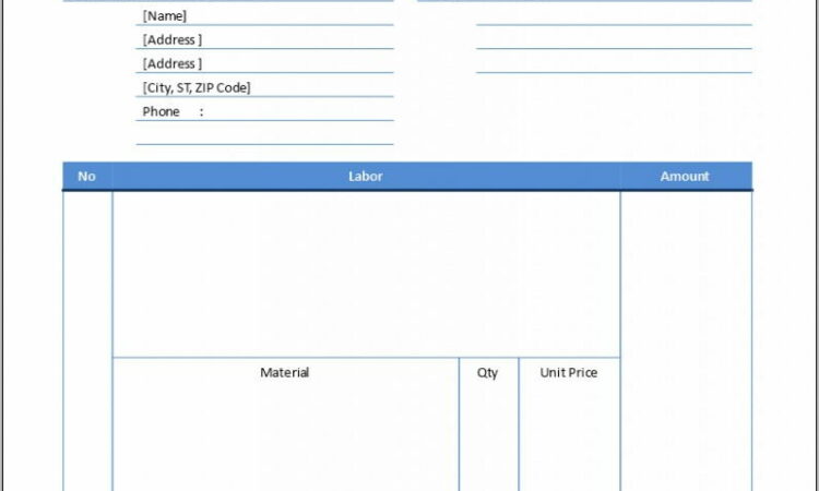 Templates For Invoices In Word