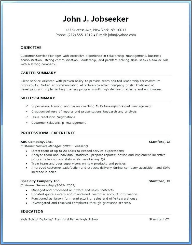 Templates For Resumes Word