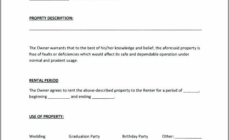 Tenancy Agreement Commercial Property Template