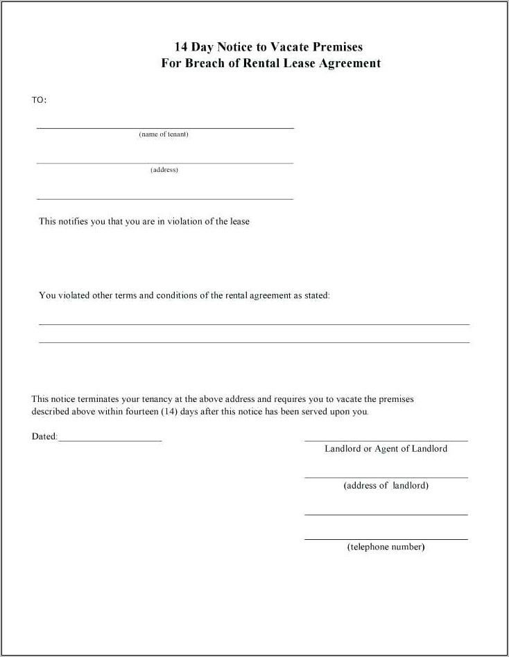 Tenant Eviction Letter Template Uk