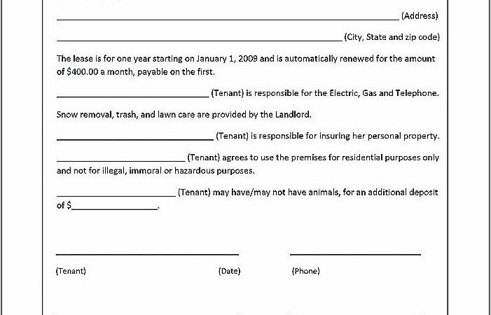 Tenant Lease Agreement Template Uk