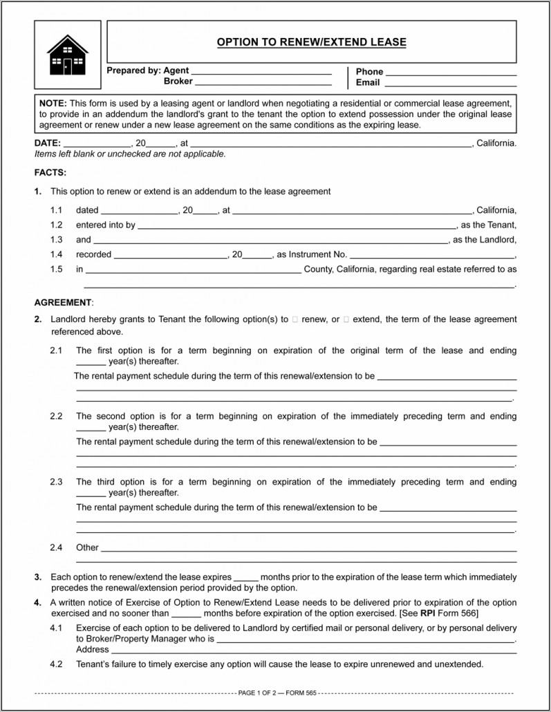 Tenants In Common Agreement Form California