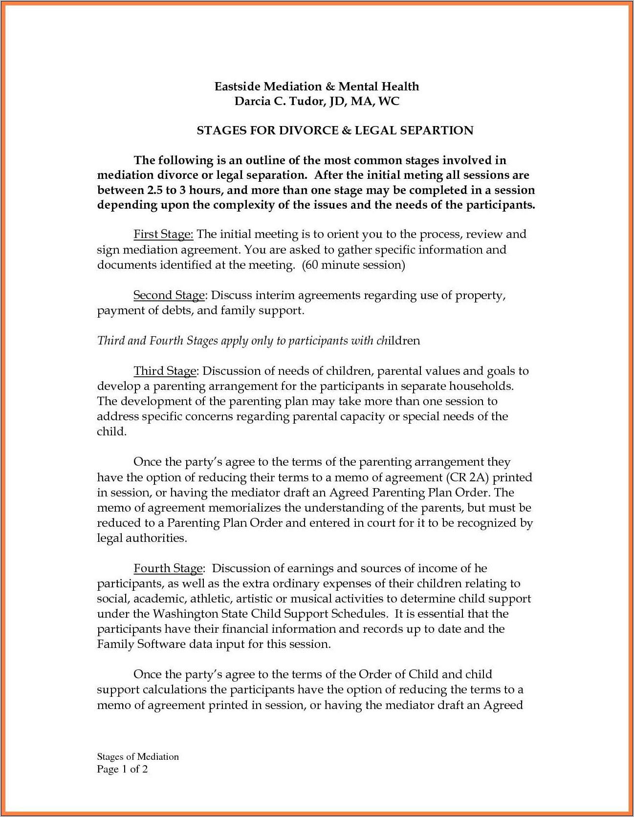 Texas Mediation Settlement Agreement Form