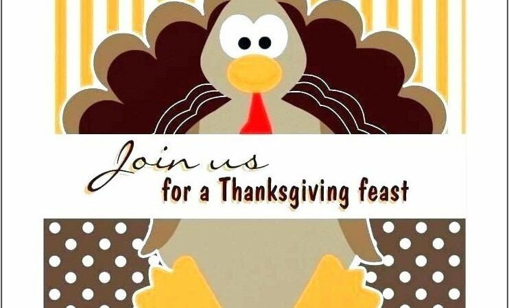 Thanksgiving Dinner Invitation Wording Samples