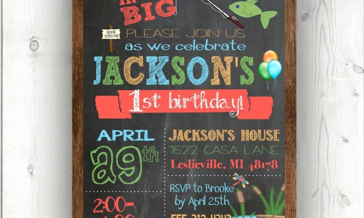 The Big One First Birthday Invitations