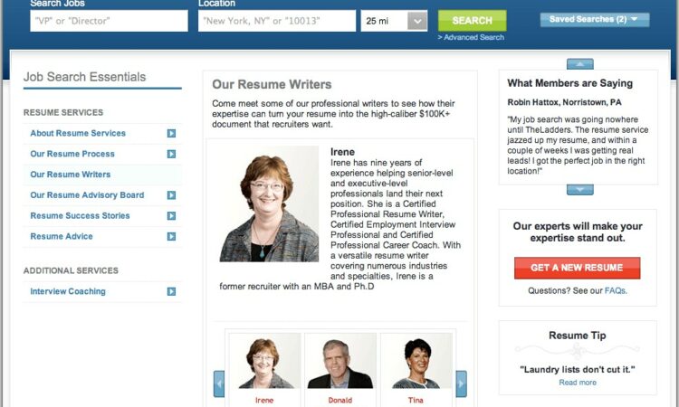 The Ladders Resume Writing Service