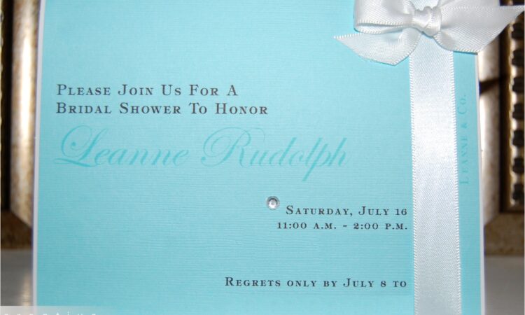 Tiffany Blue Wedding Invitation Templates