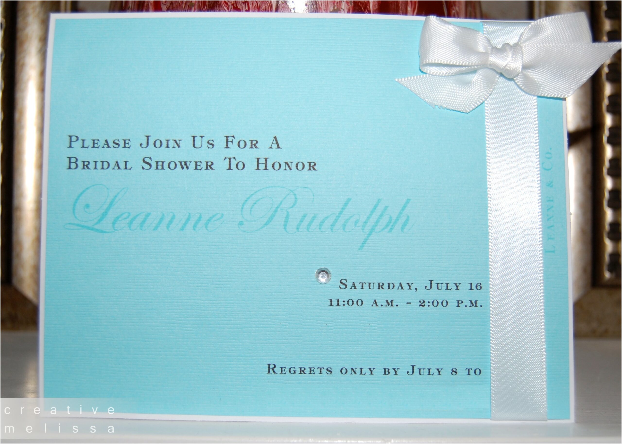 Tiffany Blue Wedding Invitation Templates